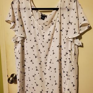 Torrid Martini patterned blouse